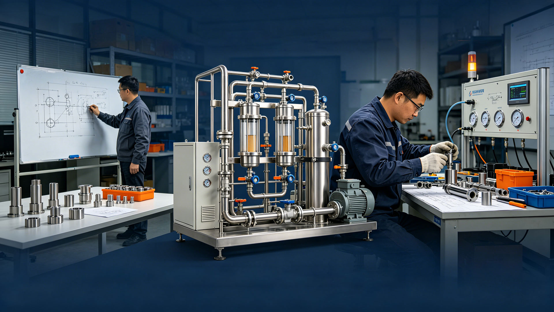 定制非凡，净化无尘、一客一策、按需研发、柔性制造、定制测试